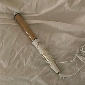 Kristin Ess Gold and White Curling Iron